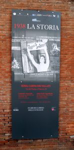Manifesto della mostra "1938 La Storia"